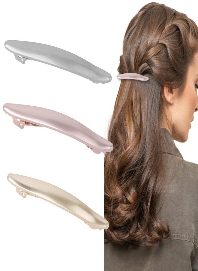 Ondder French Barrette Hair Clips Barrettes for Thick Hair Metal Hair Clips Hair Barrettes for Women Hair Accessories for Girls Women - Image 1